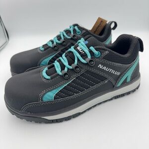 NEW Nautilus N1466 Urban EH Alloy Toe | Women’s Size 8.5M Black/Teal